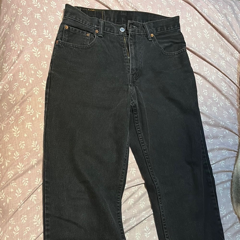 Levi's Black Straight Leg Jeans Classic Style